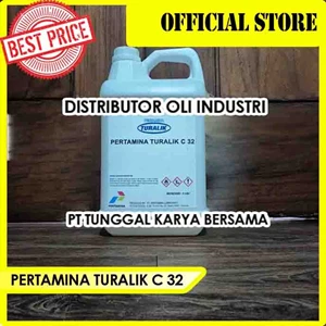 PERTAMINA TURALIK C 32 - 5 Liter  ( Oli Hidrolik Zinc Free - ISO VG 32 )