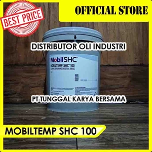 Grease Mobiltemp SHC 100 - Gemuk Sintetis Suhu Tinggi High Speed Bearing